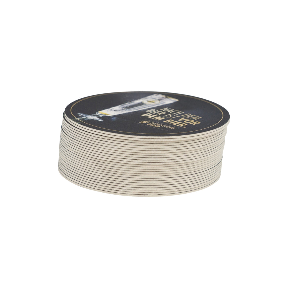 100 sous-verres Warsteiner 11 cm Ø Sous-verres en feutre pour verre à bière Décoration de table pour la restauration