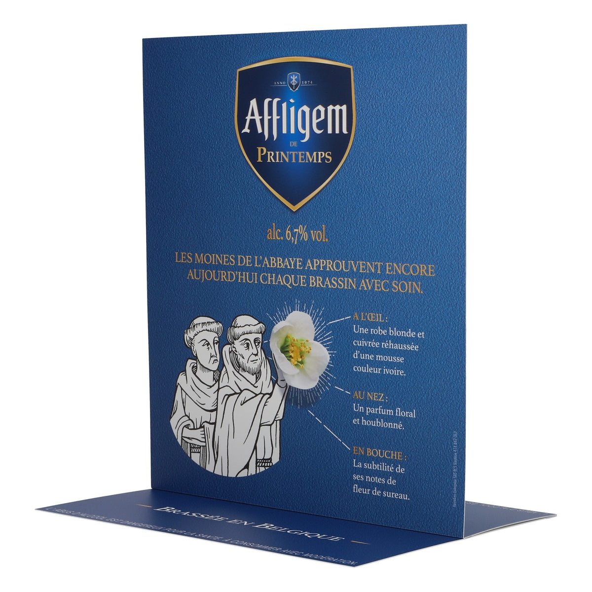 10 présentoirs de table pour bière Affligem, 28,5 x 17,5 cm – Vue 3