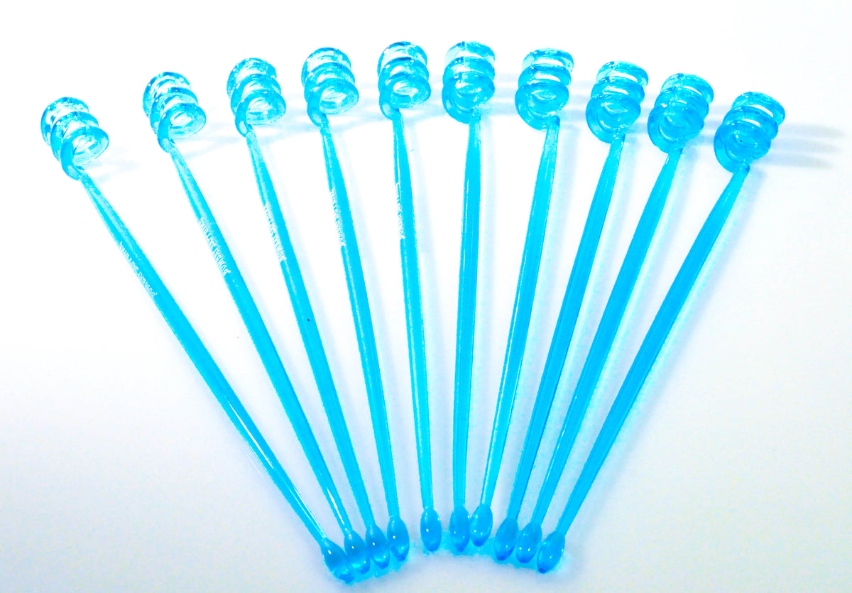 10x Bombay Sapphire Gin Stirrer Agitateur Accessoire de bar à pointe torsadée – Vue 2