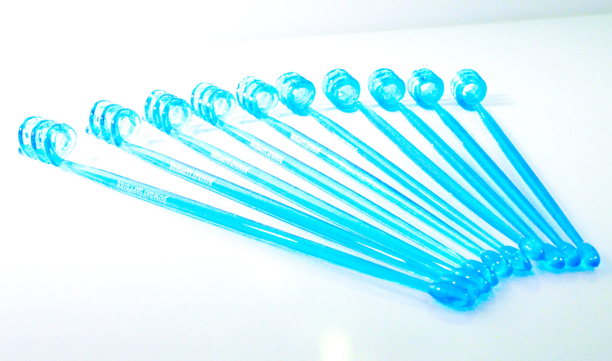 10x Bombay Sapphire Gin Stirrer Agitateur Accessoire de bar à pointe torsadée – Vue 4