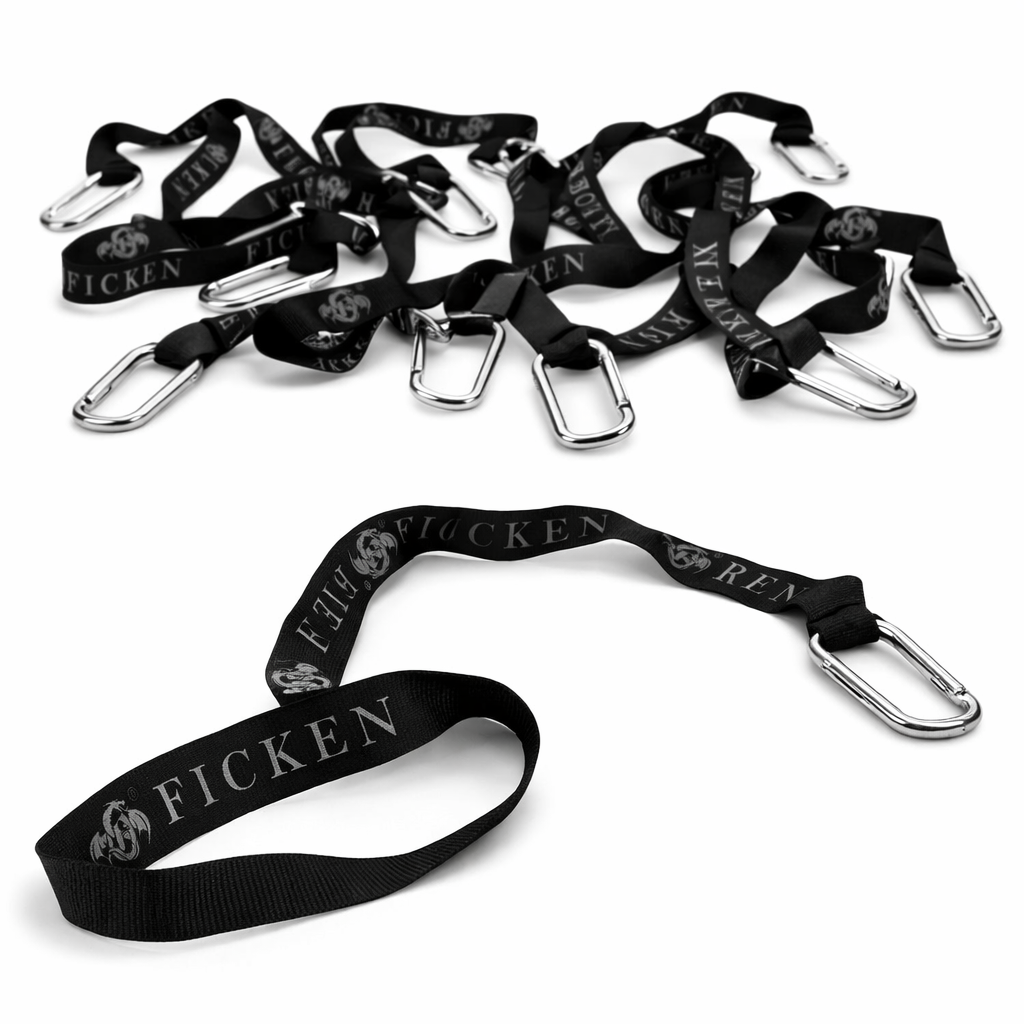 10x porte-clés porte-clés pendentif chaîne mousqueton anneau