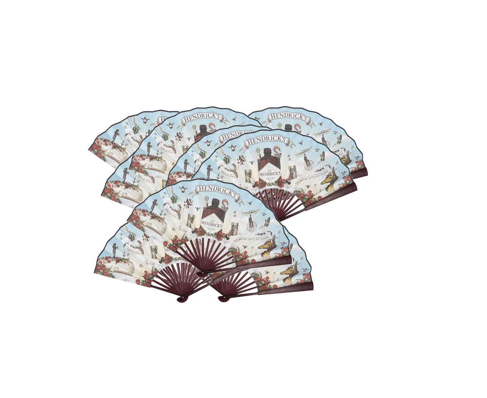 10 éventails pliables Hendricks, colorés, en bois, accessoires de fête, pour se rafraîchir en été