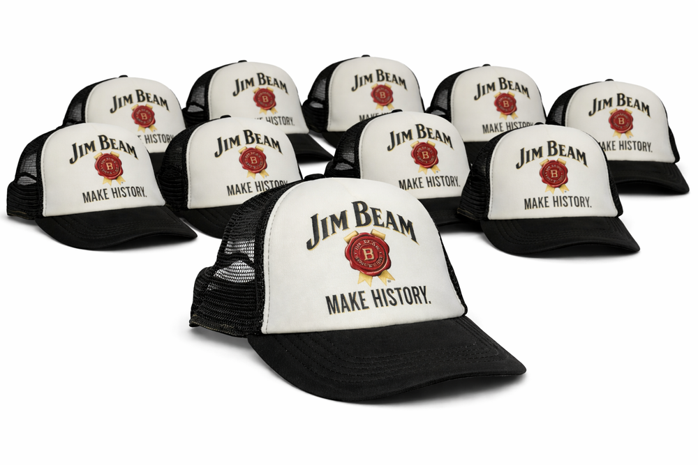 10x Casquette Jim Beam Trucker Casquette de baseball Casquette Chapeau Snapback Couvre-chef
