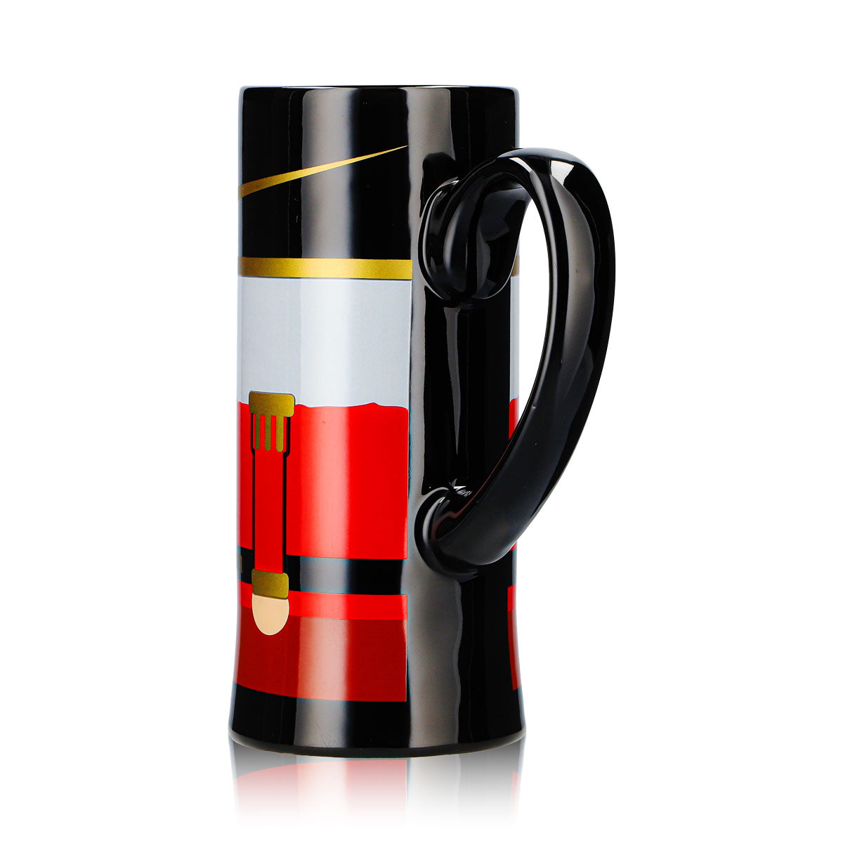 2 tasses à vin chaud Mohaba, modèle « flûte », Casse-noisette, Joyeux Noël, noir, 0,2 l, graduées – Vue 5