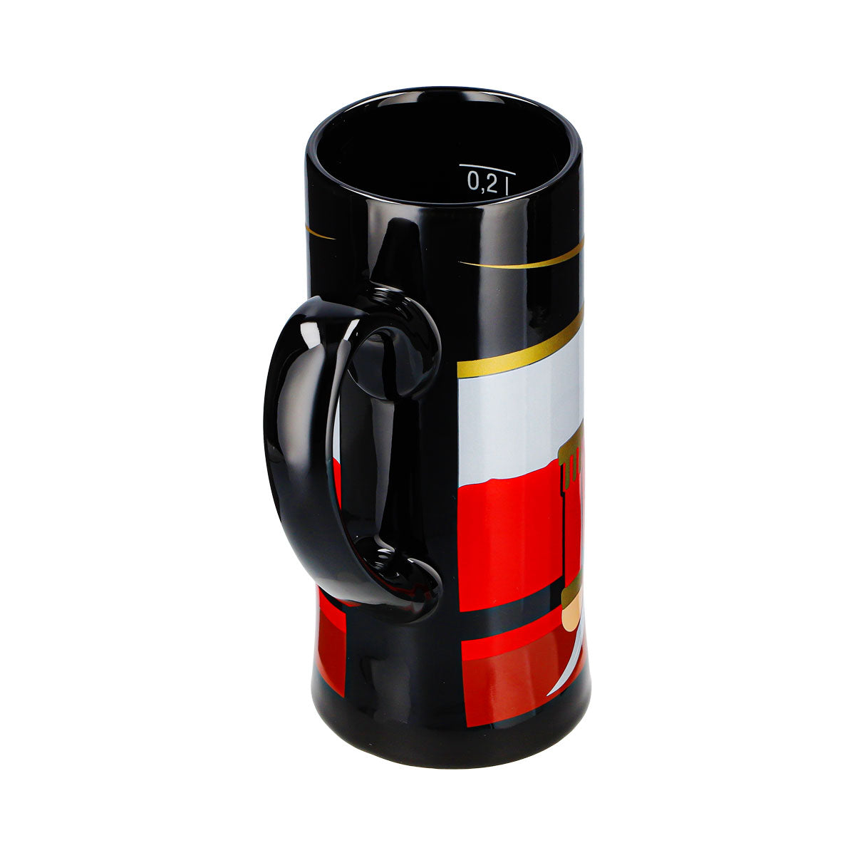 6 tasses à vin chaud Mohaba, modèle « flûte », Casse-noisette, Joyeux Noël, noir, 0,2 l, graduées – Vue 7