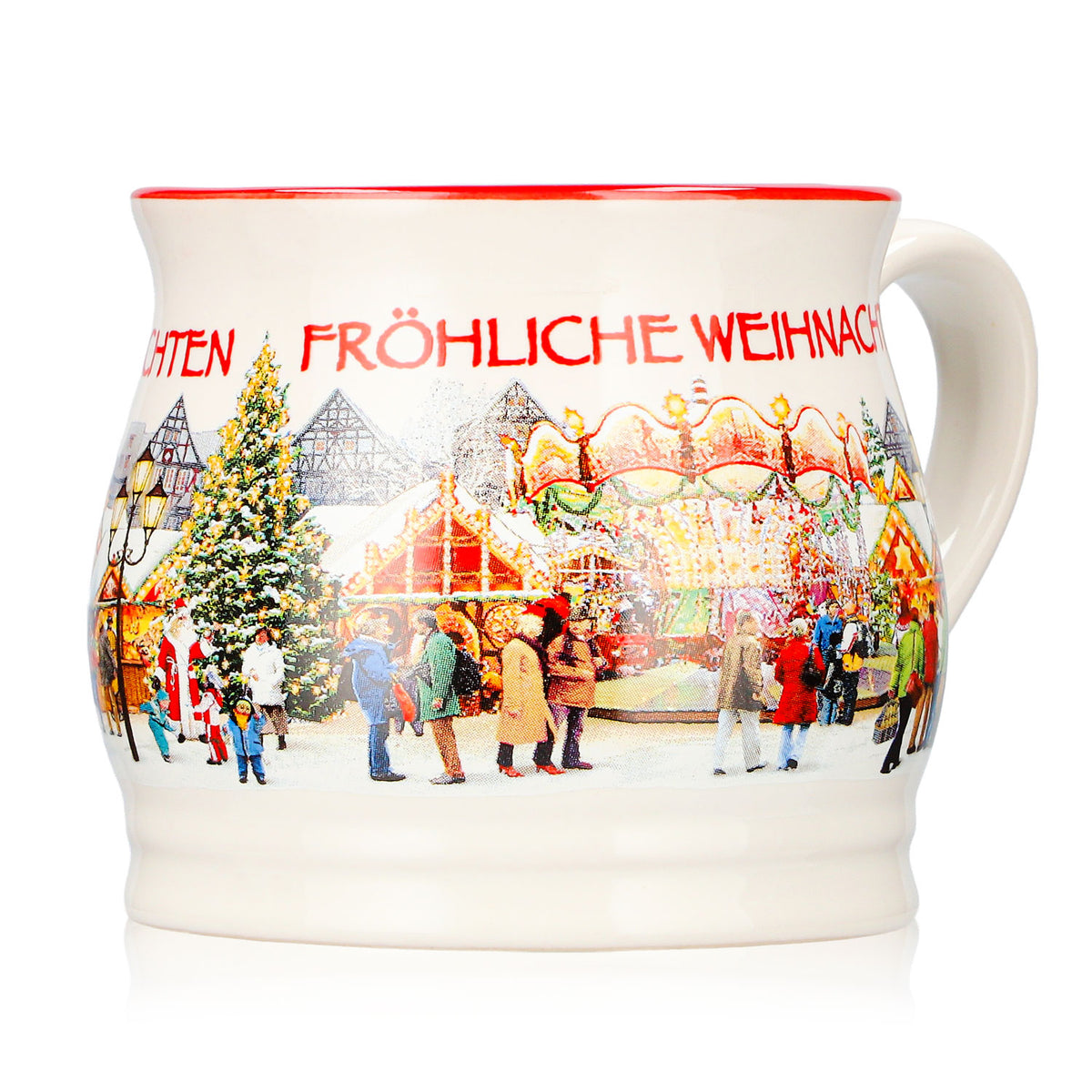 12 tasses à vin chaud Mohaba « Joyeux Noël Chamonix » 0,2 l, graduées – Vue 3
