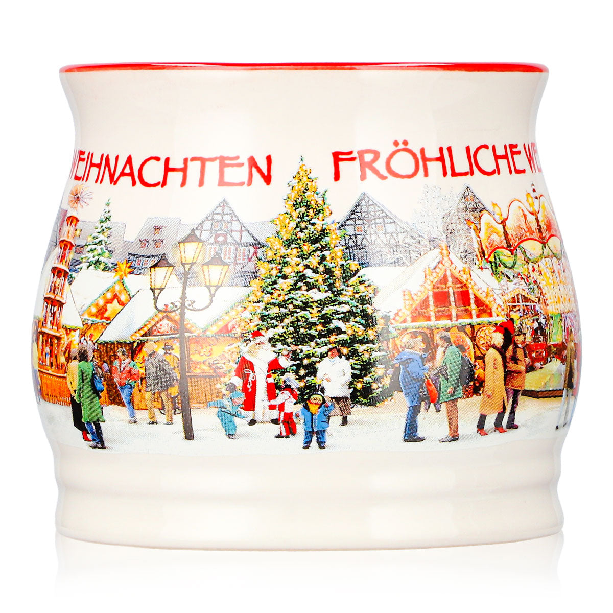 2 tasses à vin chaud Mohaba « Punschtöpfchen » « Joyeux Noël Chamonix » 0,2 l, graduées – Vue 4