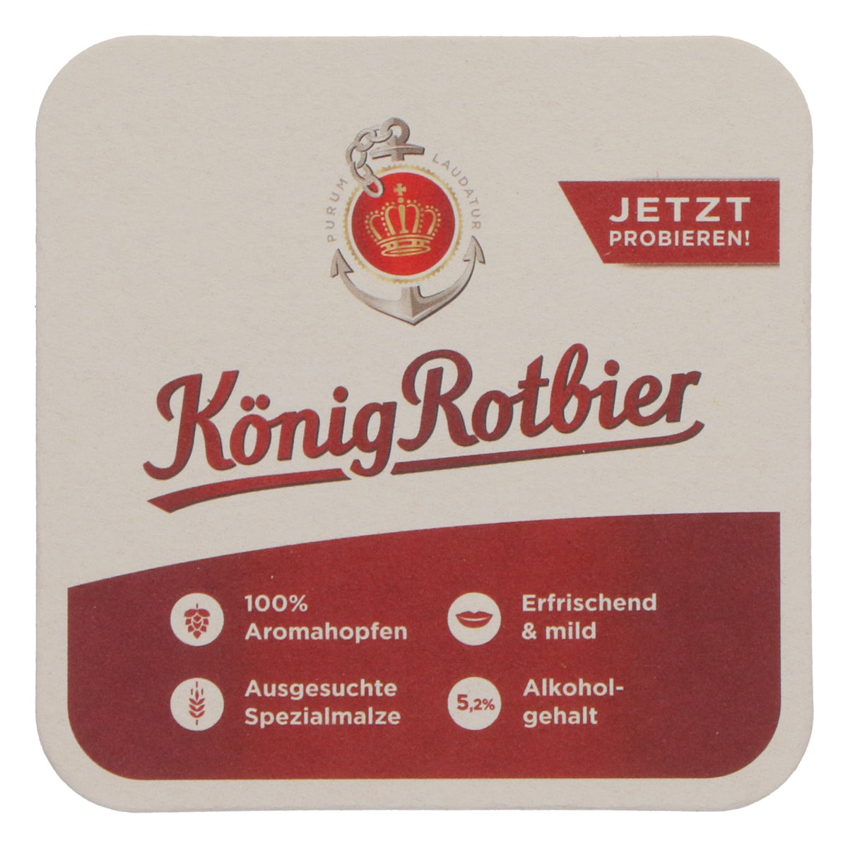 120 sous-verres « König Pilsener » et « König Rotbier » originaux – Vue 4
