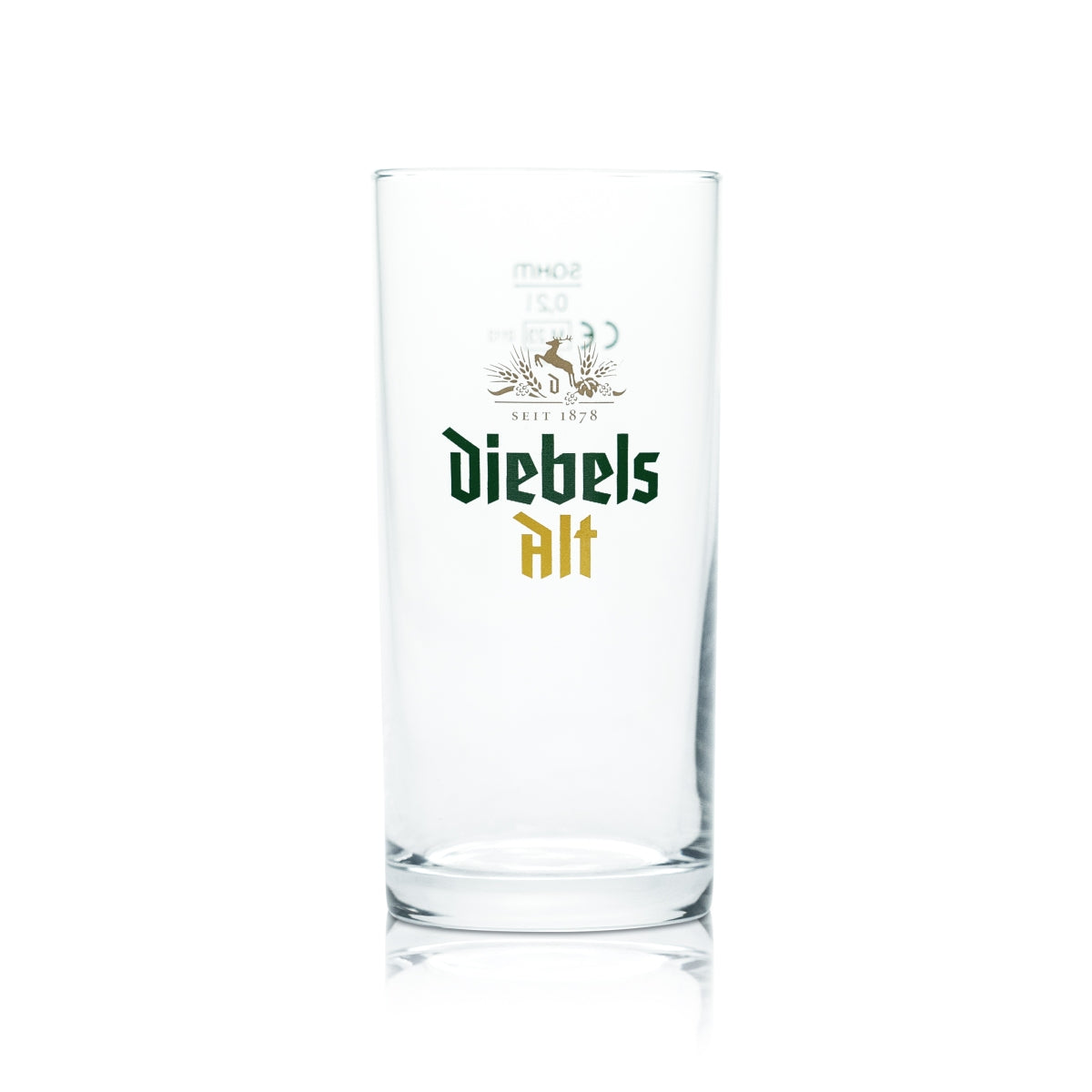 12x verre Diebels 0,2 l, bière Alt, verre à bière, verre à pied, verres, brasserie, gastronomie, chêne – Vue 2