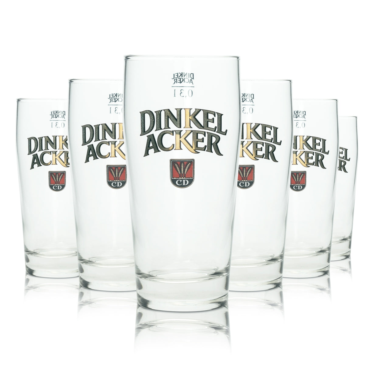 12 verres à bière en verre 0,3 l « Dinkel Acker » Willi Sahm Verres à bière Pils Tumbler Brasserie