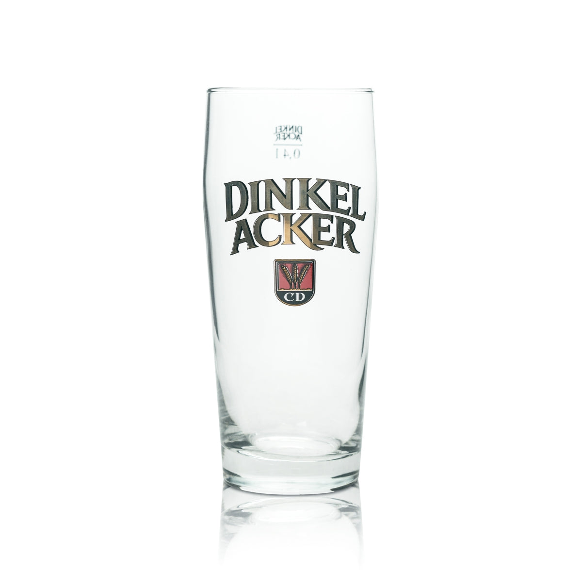 12 verres à bière en verre 0,4 l « Dinkel Acker » Sahm Willi Pils Export Stuttgart – Vue 2