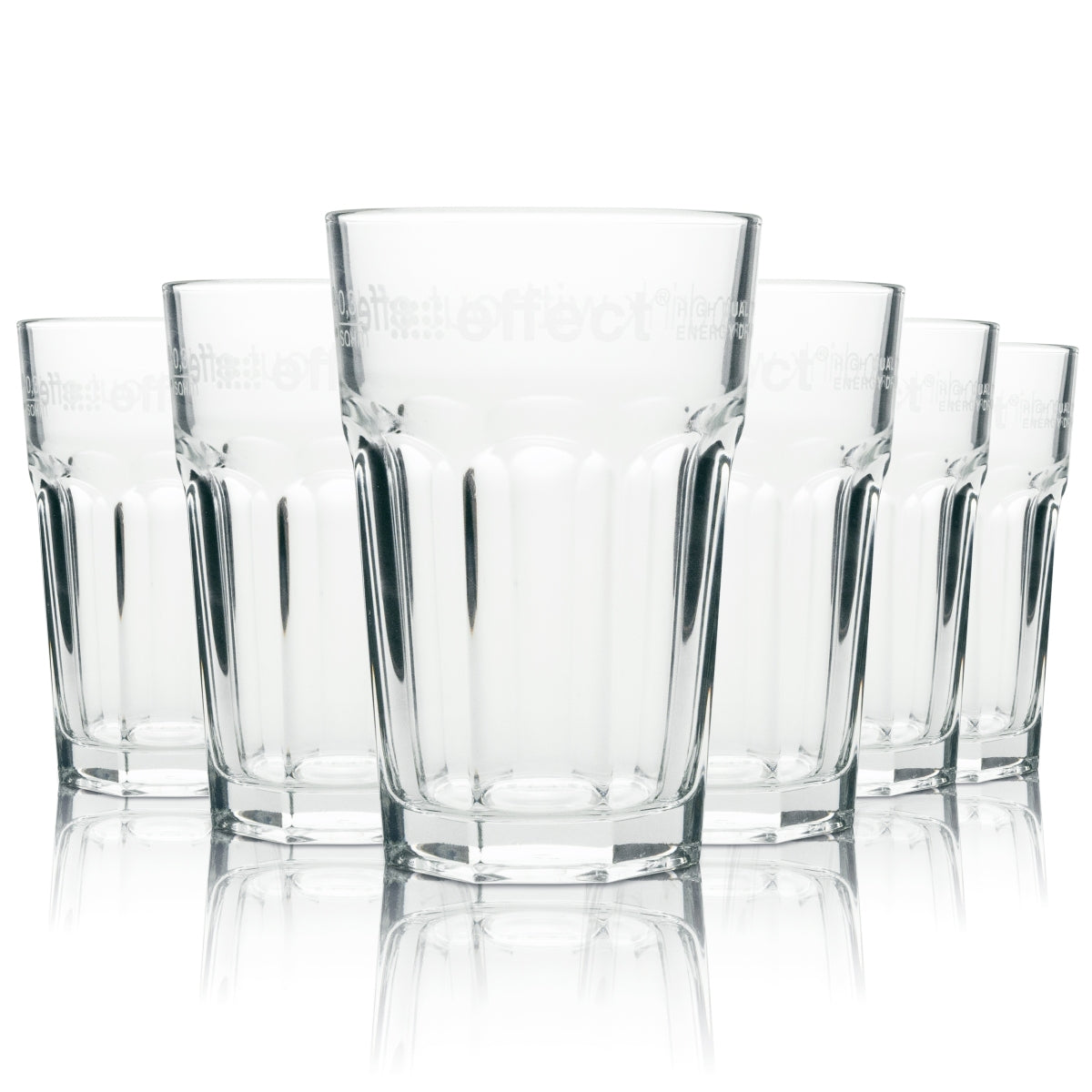 12x verres Energy Energy 0,33 l, gobelets tumbler, verres à long drink, empilables, pour la restauration