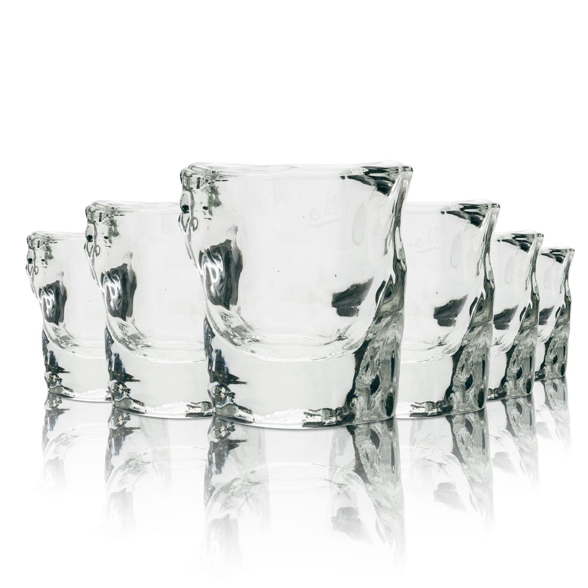 12 verres à liqueur Fernet Branca 2 cl avec relief