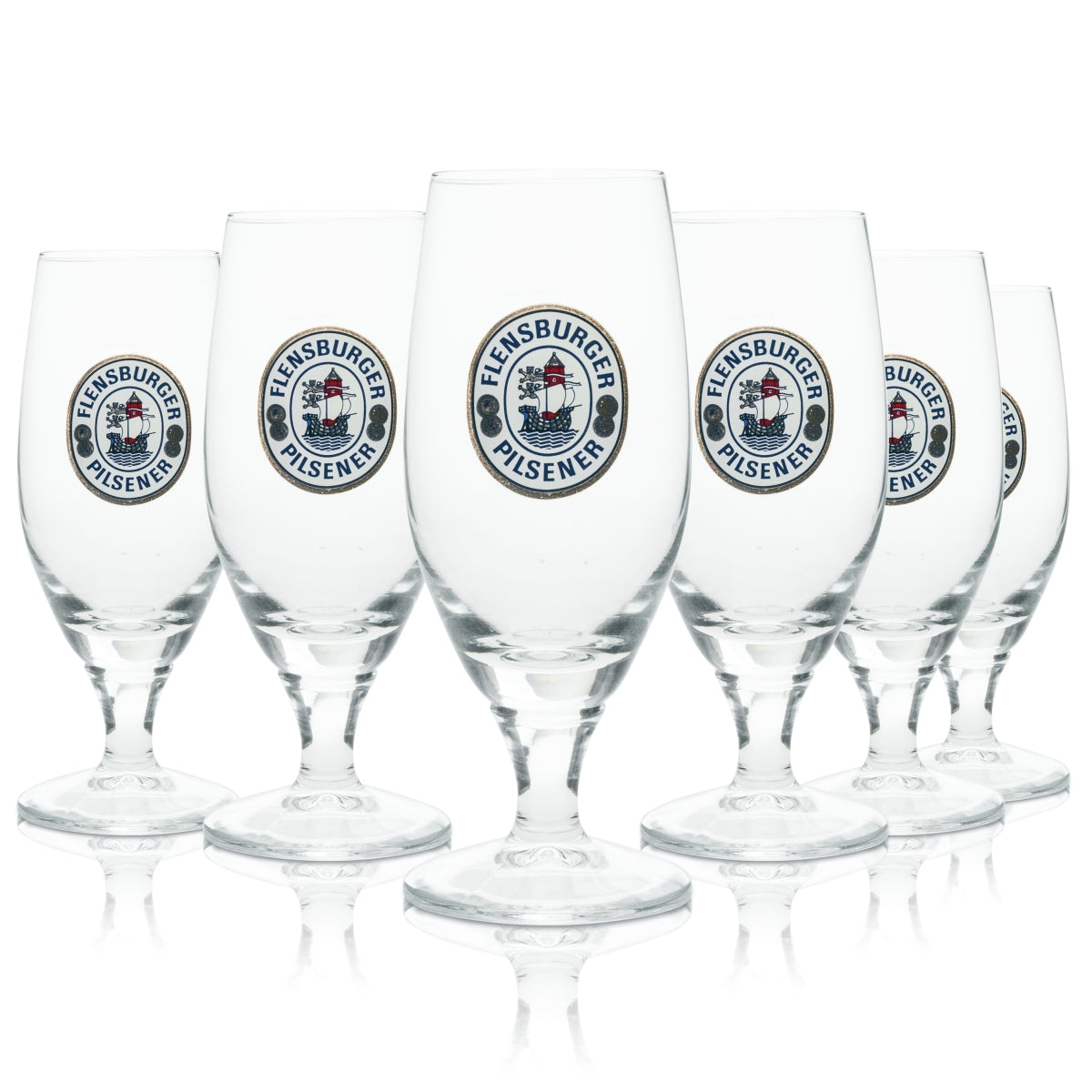 12 verres à bière Flensburg Rolinck 200 ml rastal