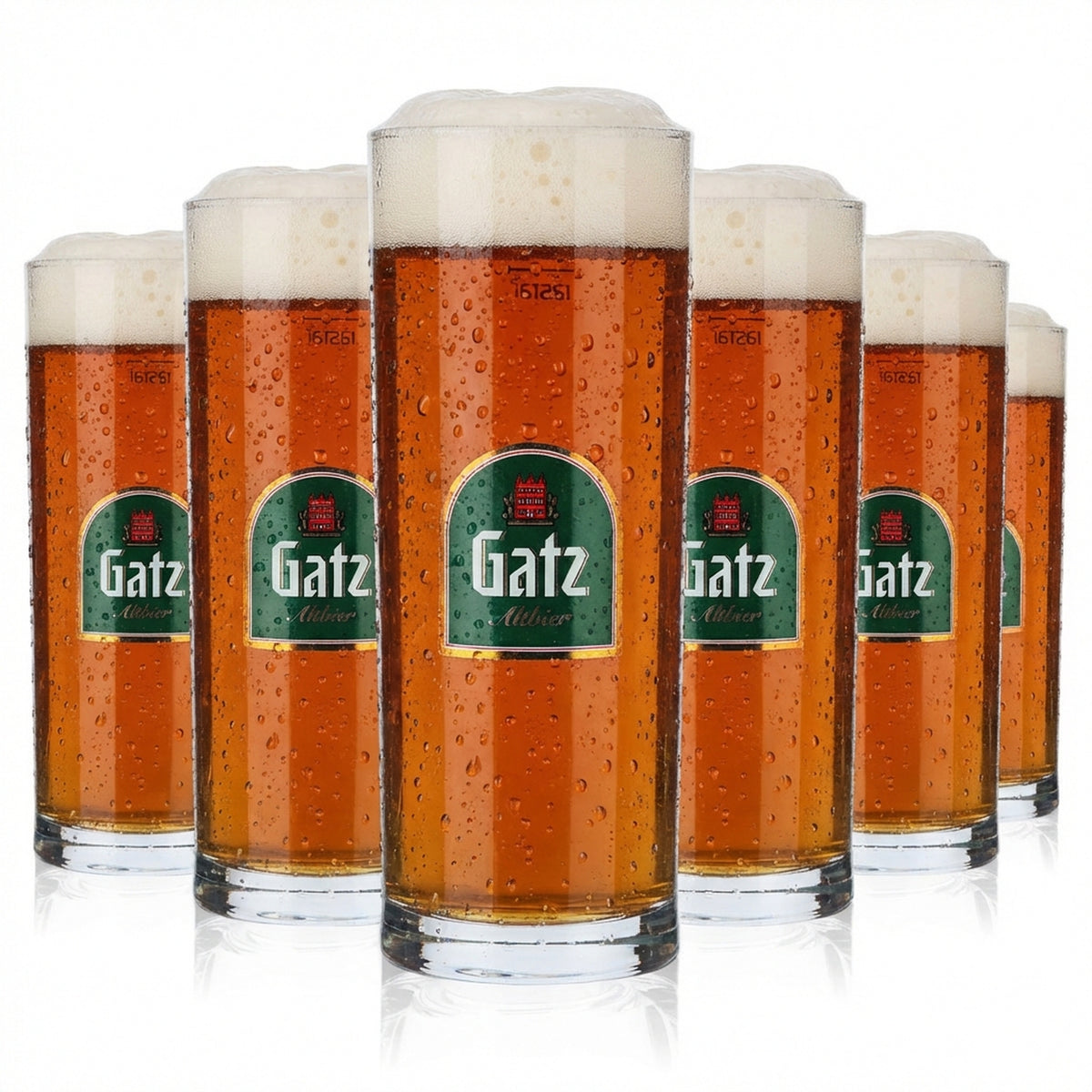 12 verres à bière Gatz Verres à bière Altbier Verres à bière 0,25 l Stange