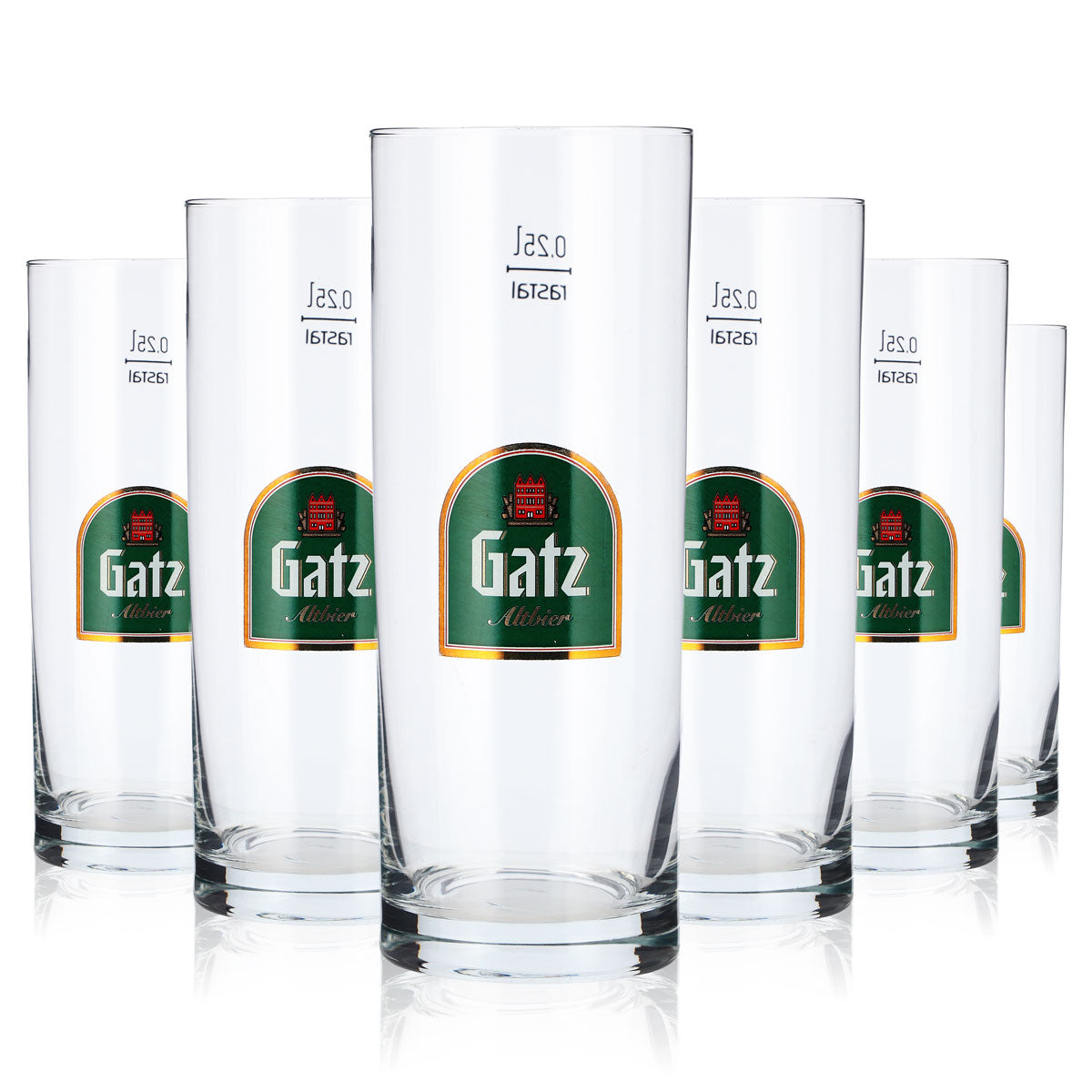 12 verres à bière Gatz Verres à bière Altbier Verres à bière 0,25 l Stange – Vue 5