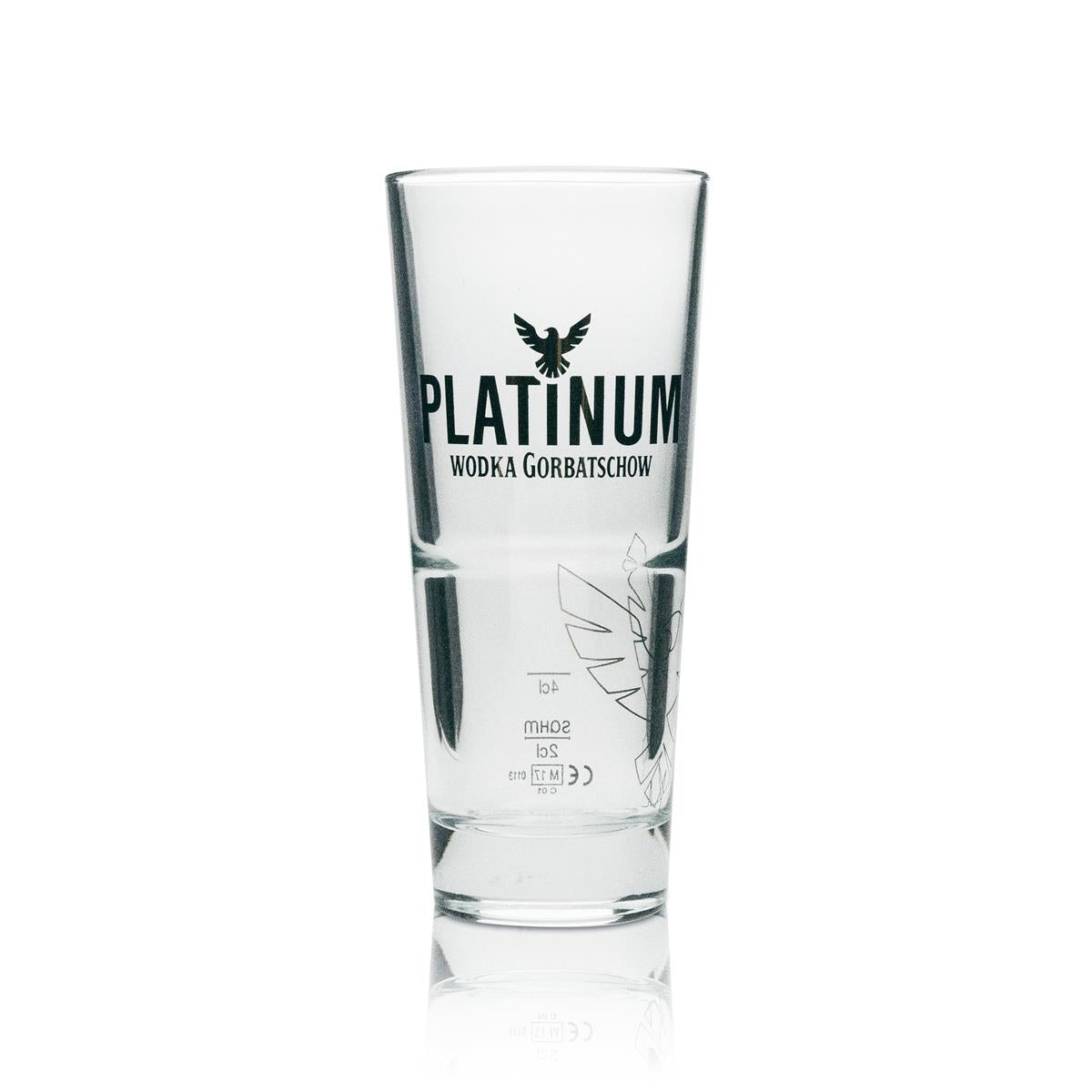 12 verres à vodka Longdrink Platinum Gorbatschow 290 ml – Vue 2