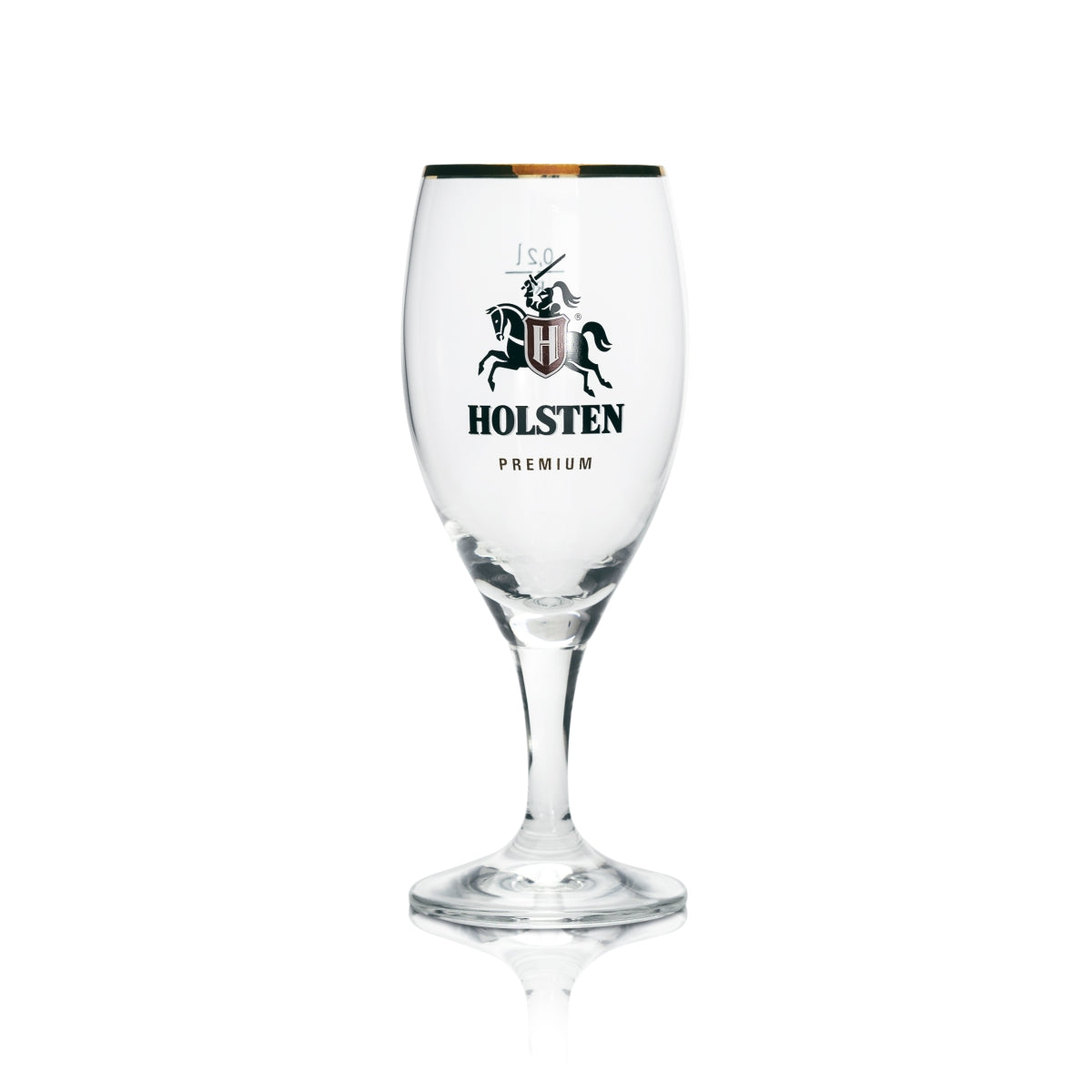 12 verres à bière Holsten Premium 0,2 l avec bord doré Rastal – Vue 2