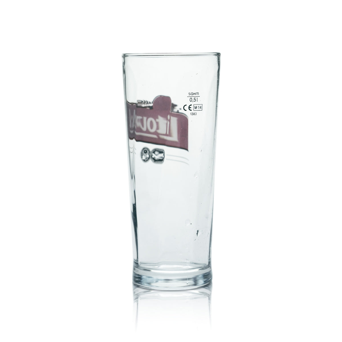 12x Litovel Verre 0,5 l Willi Verres à bière Brasserie Tchèque Brune Noire – Vue 3