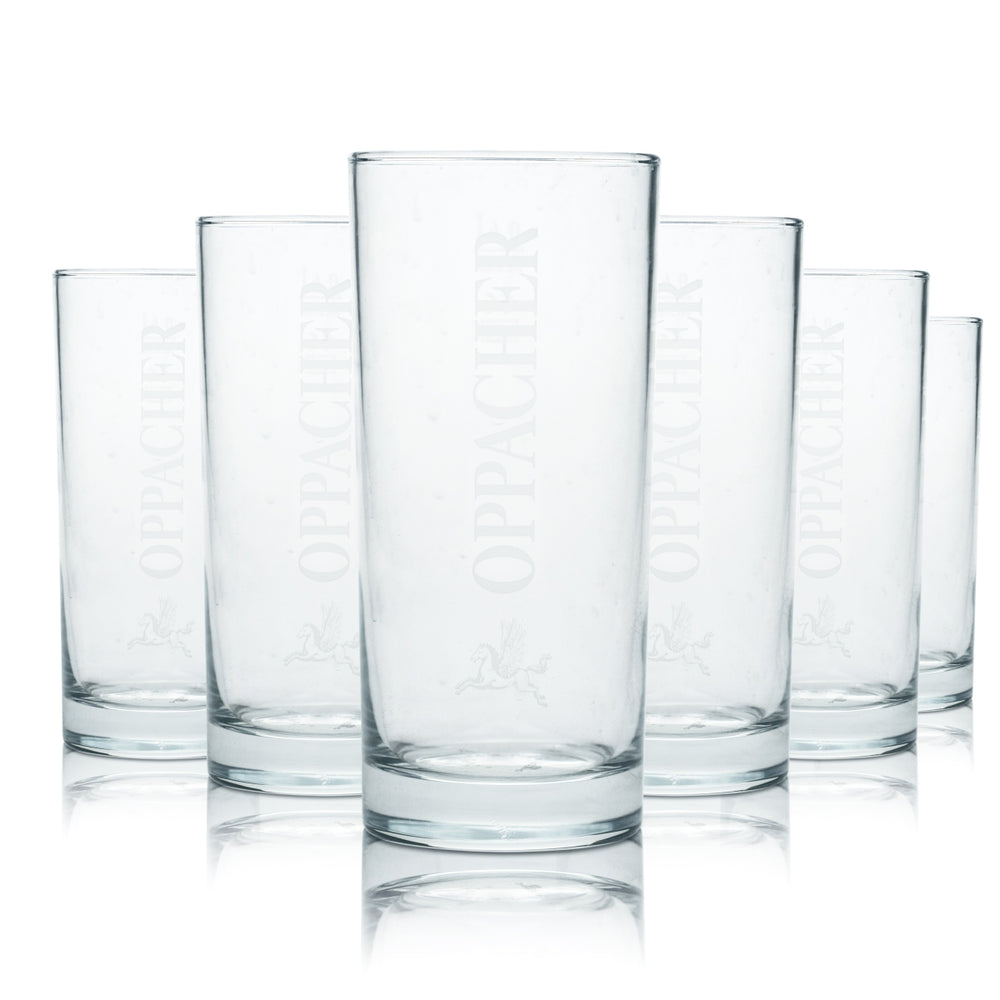 12 verres Oppacher 0,4 l Verres à eau minérale, soda, jus de fruits, limonade