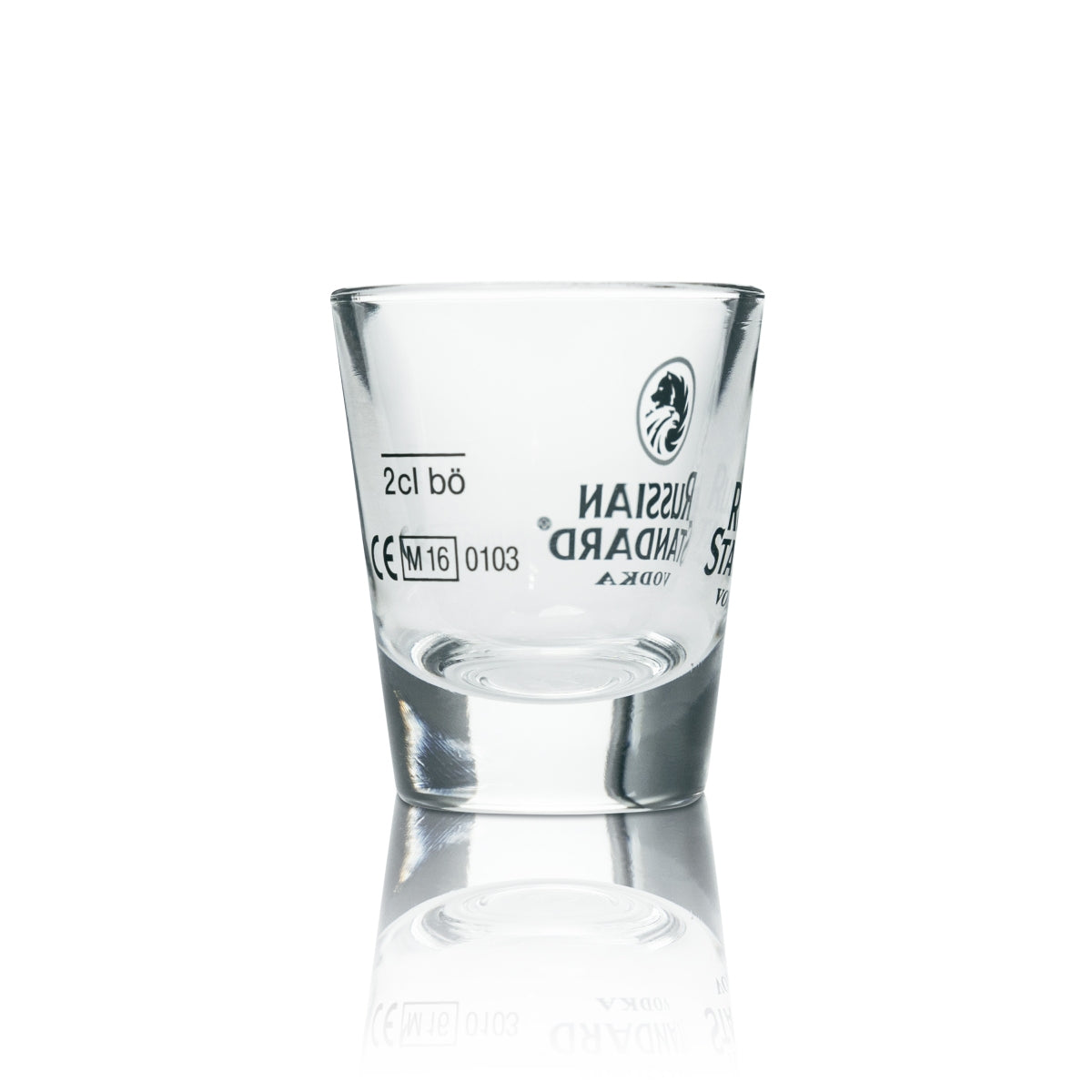 12 verres à shot Russian Standard Vodka 2 cl avec logo – Vue 3