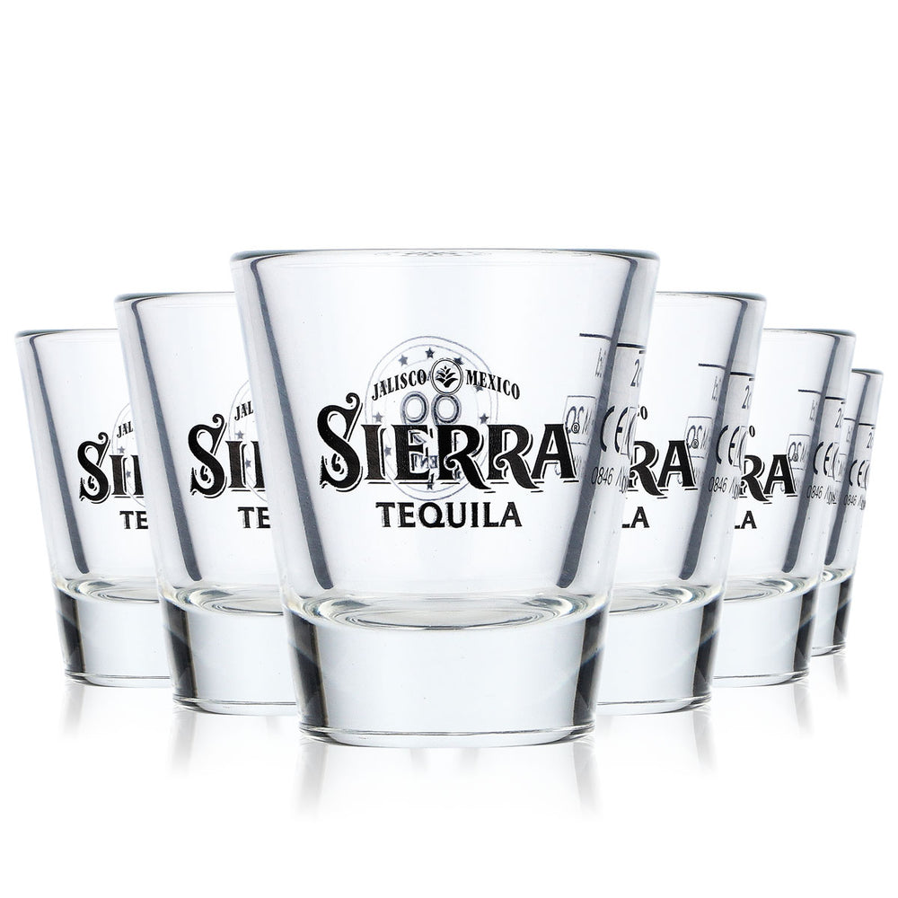 12x Sierra Tequila Verre à shot 2 cl Édition spéciale « Bar 99 Cent » Vicrila