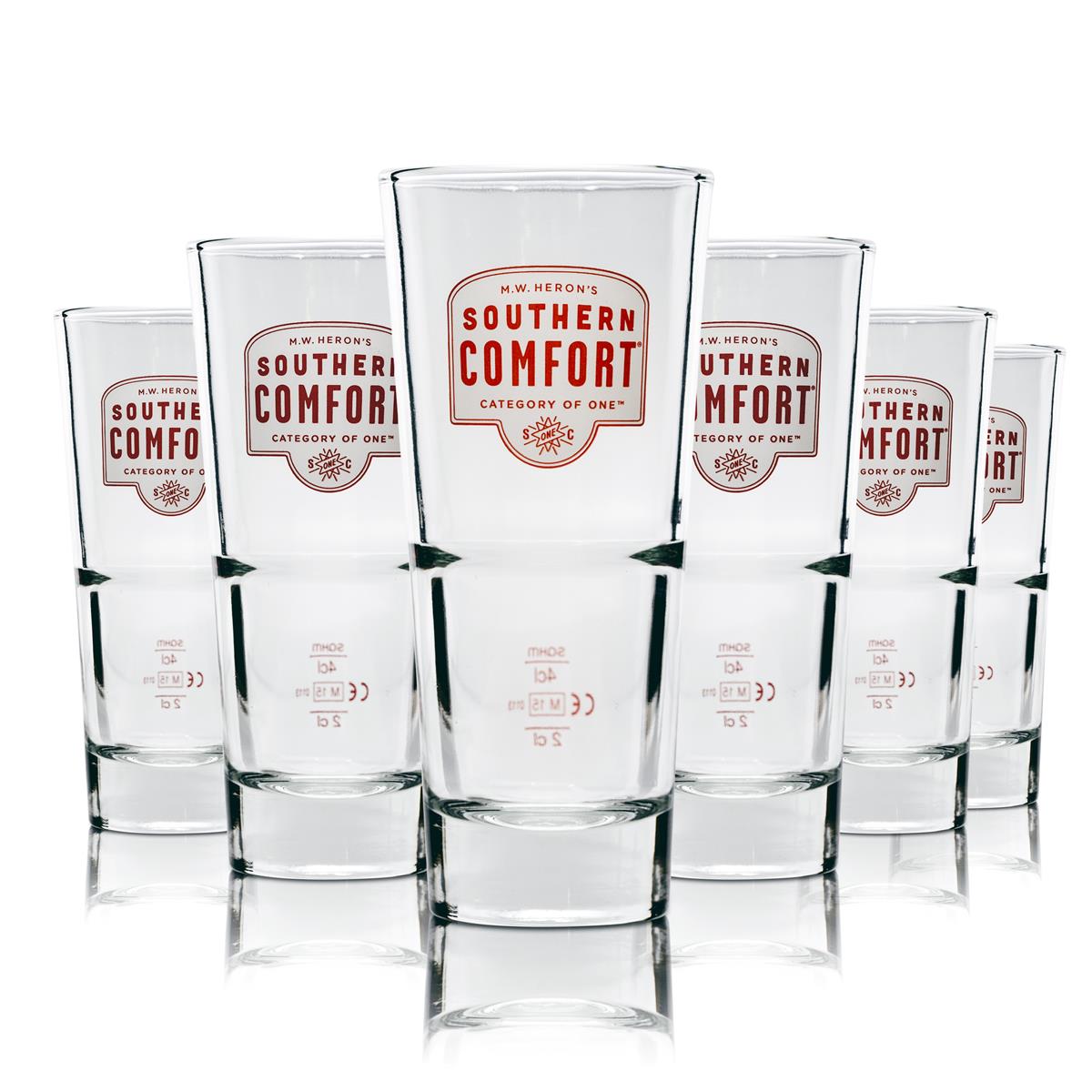 12 verres à whisky Southern Comfort 0,3 l, verres à long drink empilables, pour la restauration
