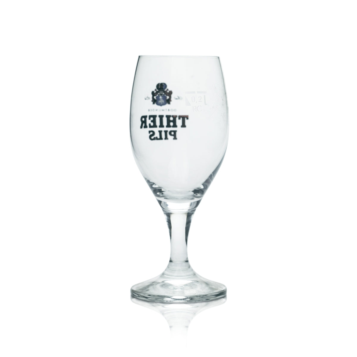 12 verres à bière Thier 0,2 l, forme tulipe, brasserie Dortmund, chêne – Vue 3