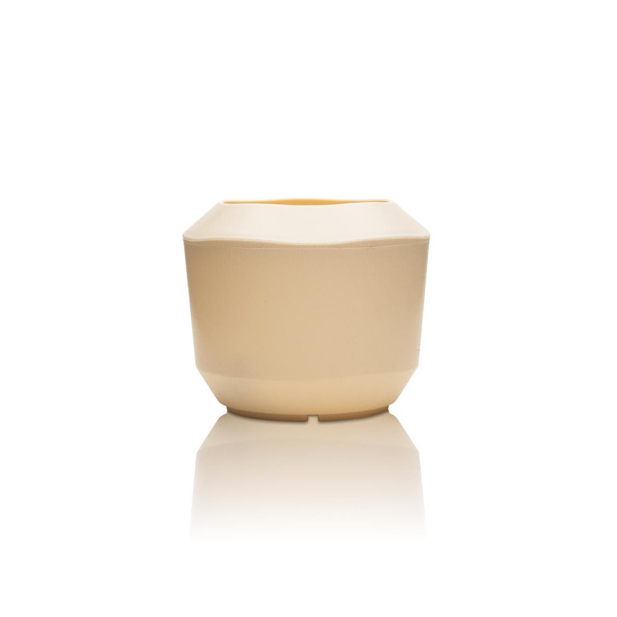 1x verre à rhum Bacardi tasse coco beige – Vue 2