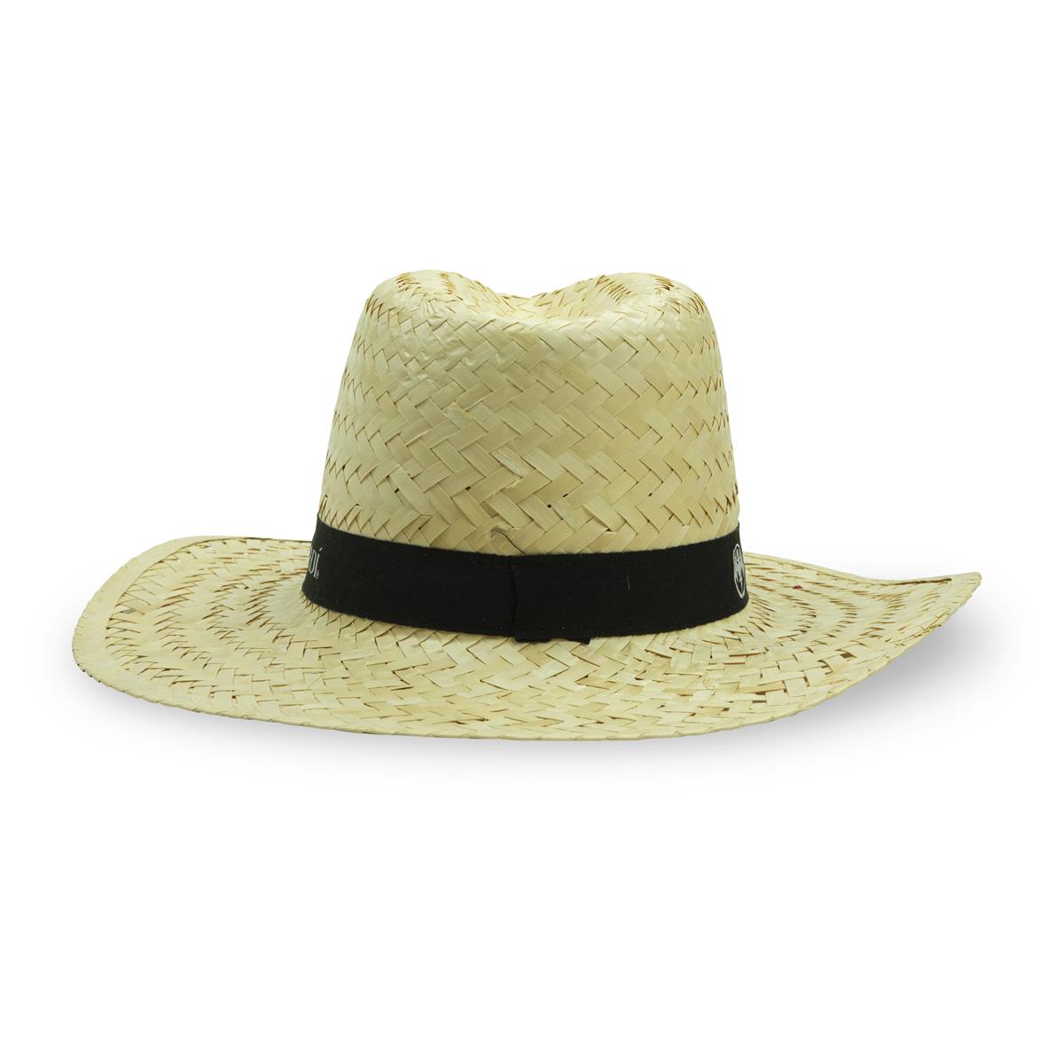 1x chapeau de paille Bacardi Rum naturel grand format – Vue 3