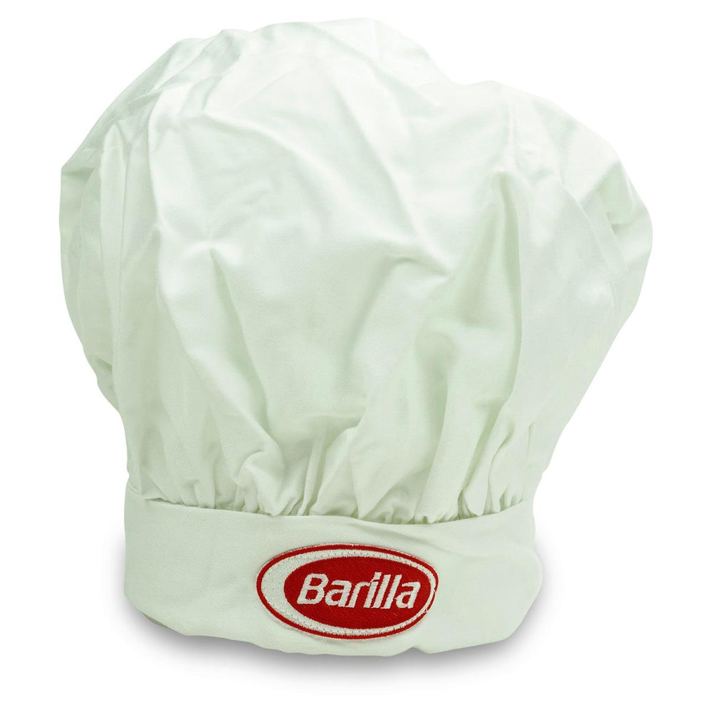 1x Toque de chef Barilla pour pâtes, blanche, réglable