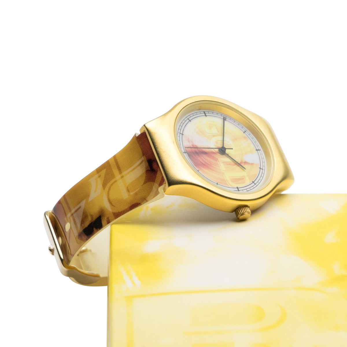 1x Horloge Becks Beer Clock Gold Collector – Vue 2