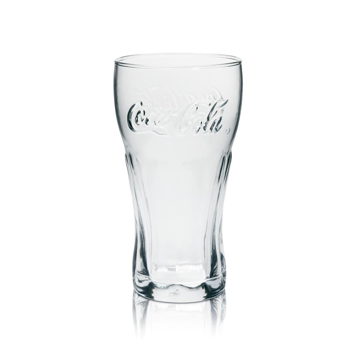 1 verre Coca Cola Softdrinks 0,3 l avec relief, emballage cadeau