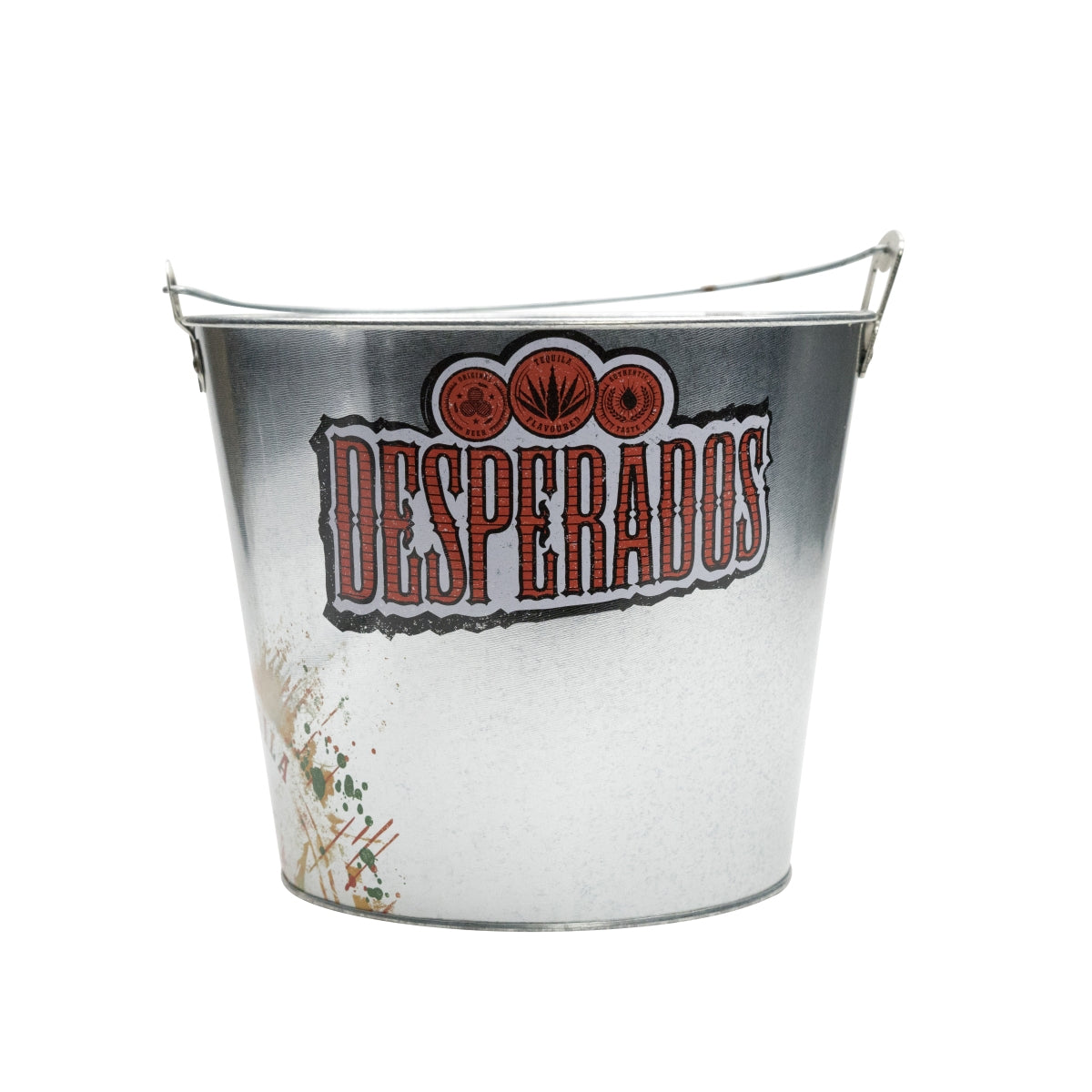 1x refroidisseur de bouteilles de bière Desperados Seau réfrigérant en métal avec logo et décapsuleur