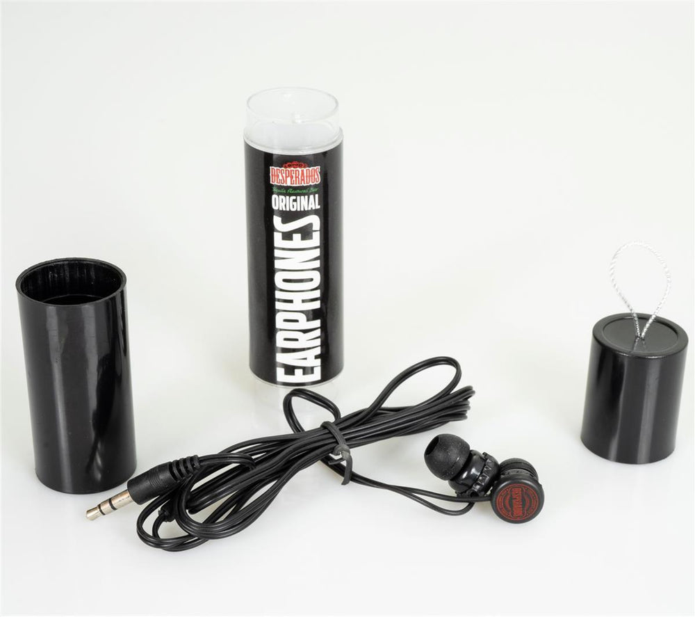 1x casque audio Desperados noir en rouleau