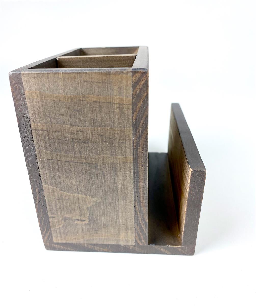 1x porte-serviettes en bois pour boissons gazeuses Limo, présentoir de table – Vue 3