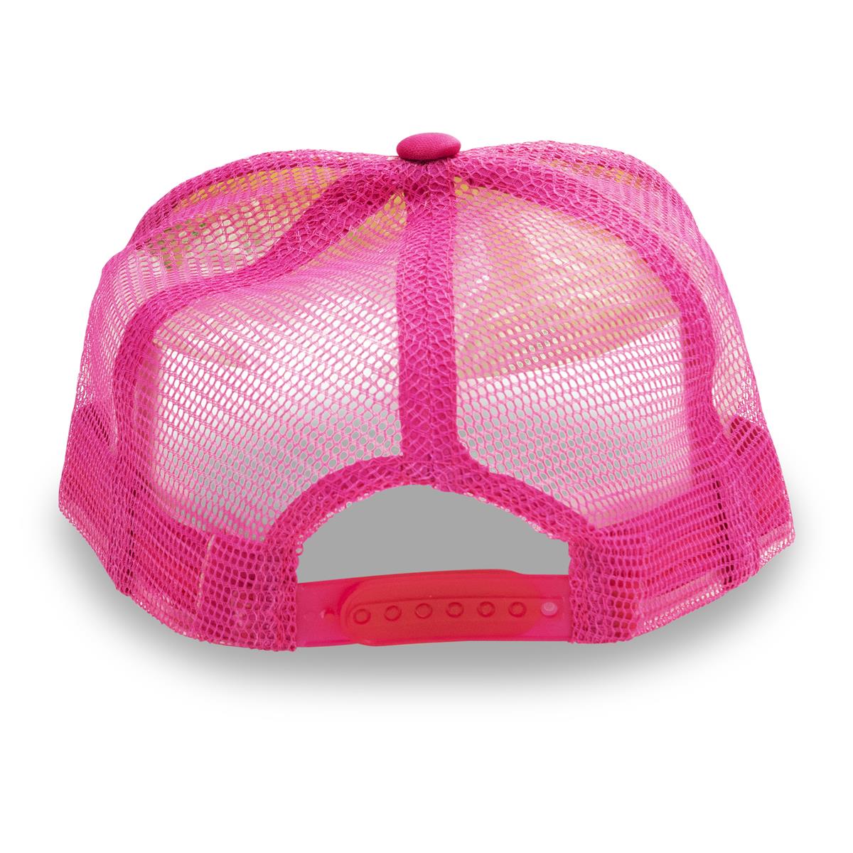 1x casquette Dos Mas Likör Casquette avec visière et grille rose – Vue 2