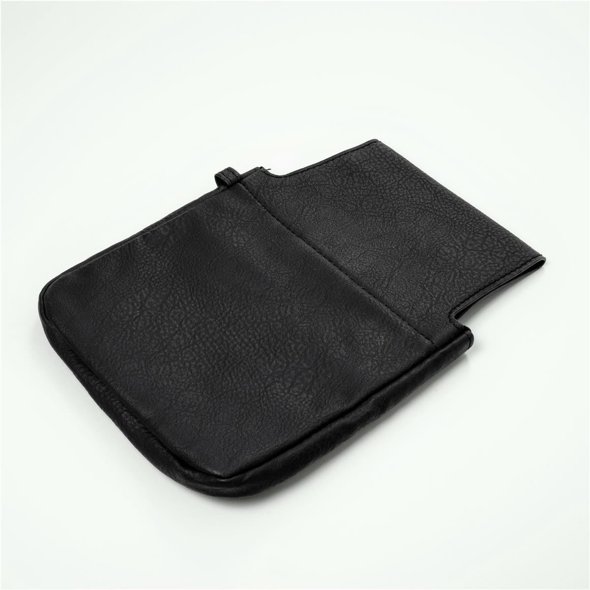 1x porte-monnaie Effect Energy noir en similicuir – Vue 3