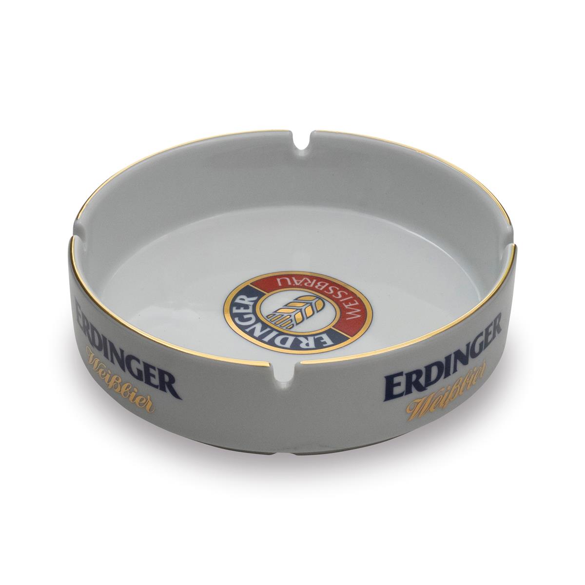 1x cendrier Erdinger en céramique blanc grand format 14,5 cm – Vue 2