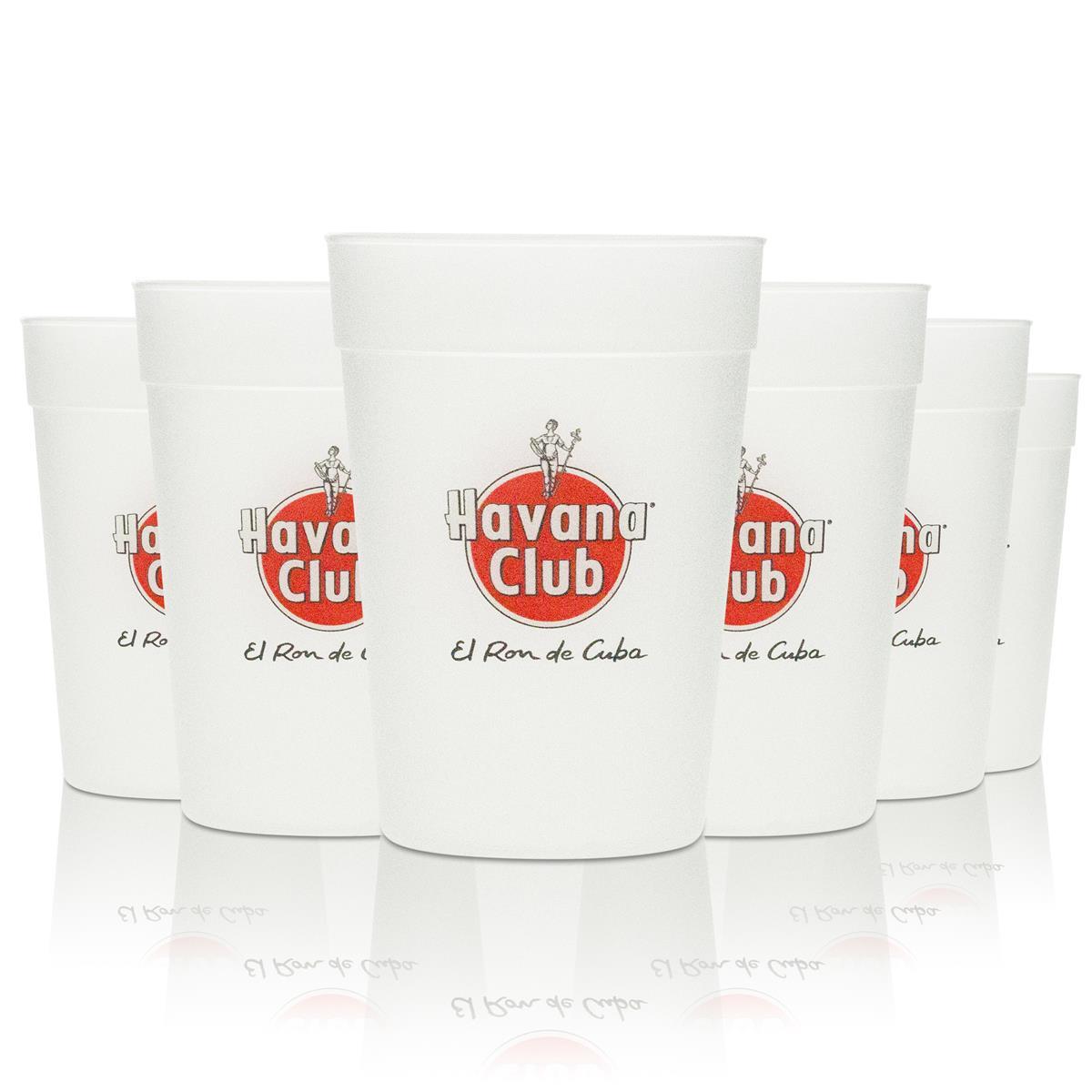 1x Havana Club Rum Mug en plastique rigide réutilisable 0,3 l
