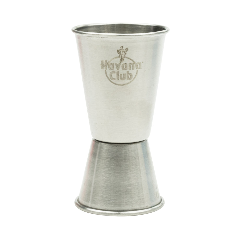 1x Havana Club Rum Mesure à cocktail en acier 5/3 cl
