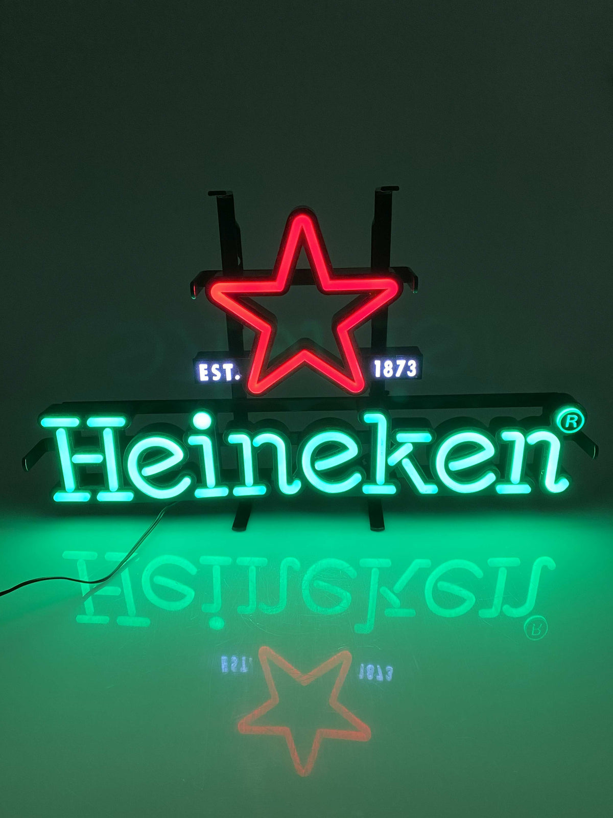 1x enseigne lumineuse Heineken en néon, petit modèle – Vue 6