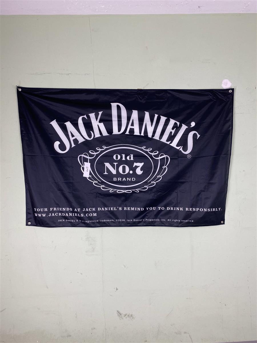 1x drapeau Jack Daniels Whiskey noir 150 x 100