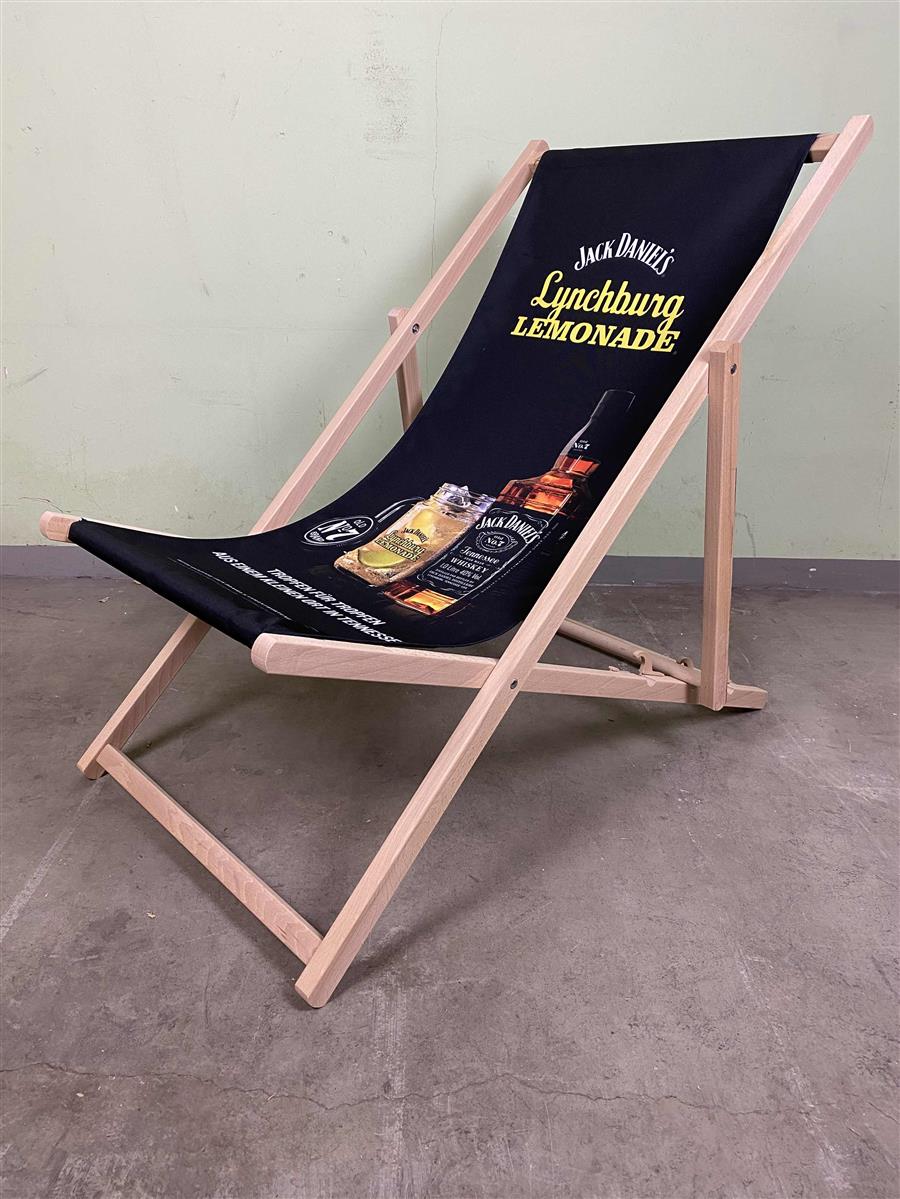 1x Jack Daniels Whiskey Chaise longue Lynchburg Lemonade noir – Vue 2