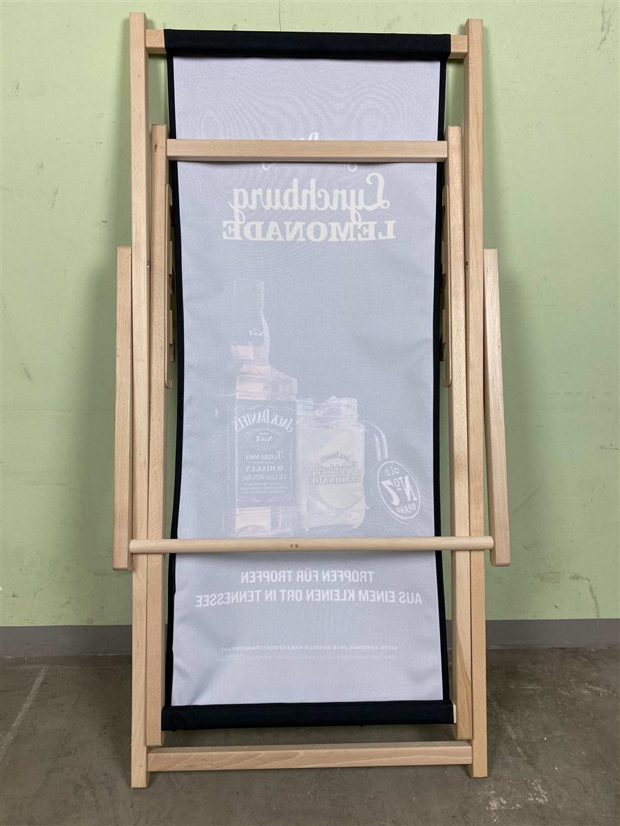 1x Jack Daniels Whiskey Chaise longue Lynchburg Lemonade noir – Vue 3