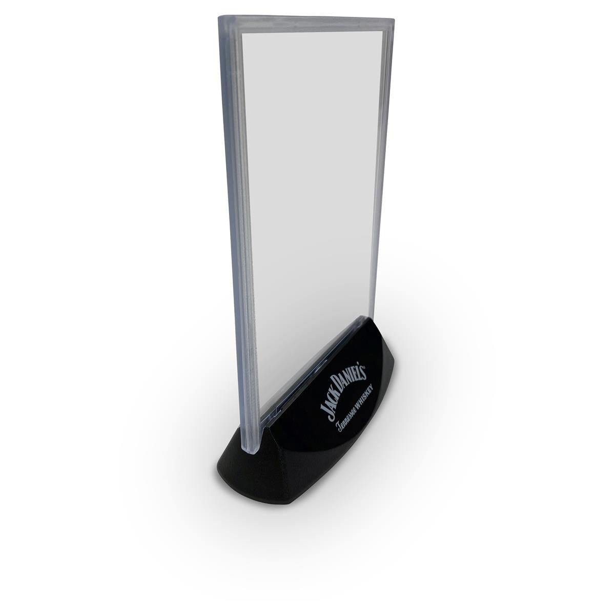 1x présentoir de table Jack Daniels Whiskey, pied en plastique noir – Vue 2