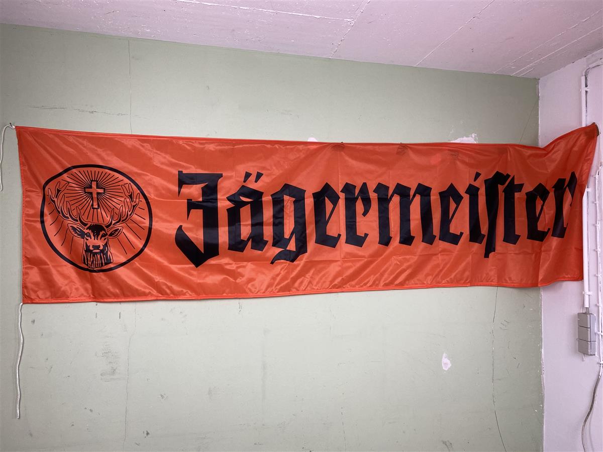 1x drapeau Jägermeister 300 x 90