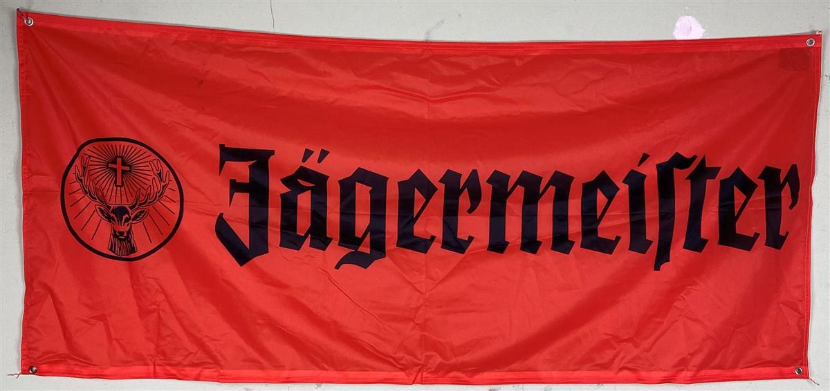 1x drapeau orange Jägermeister 180 x 80