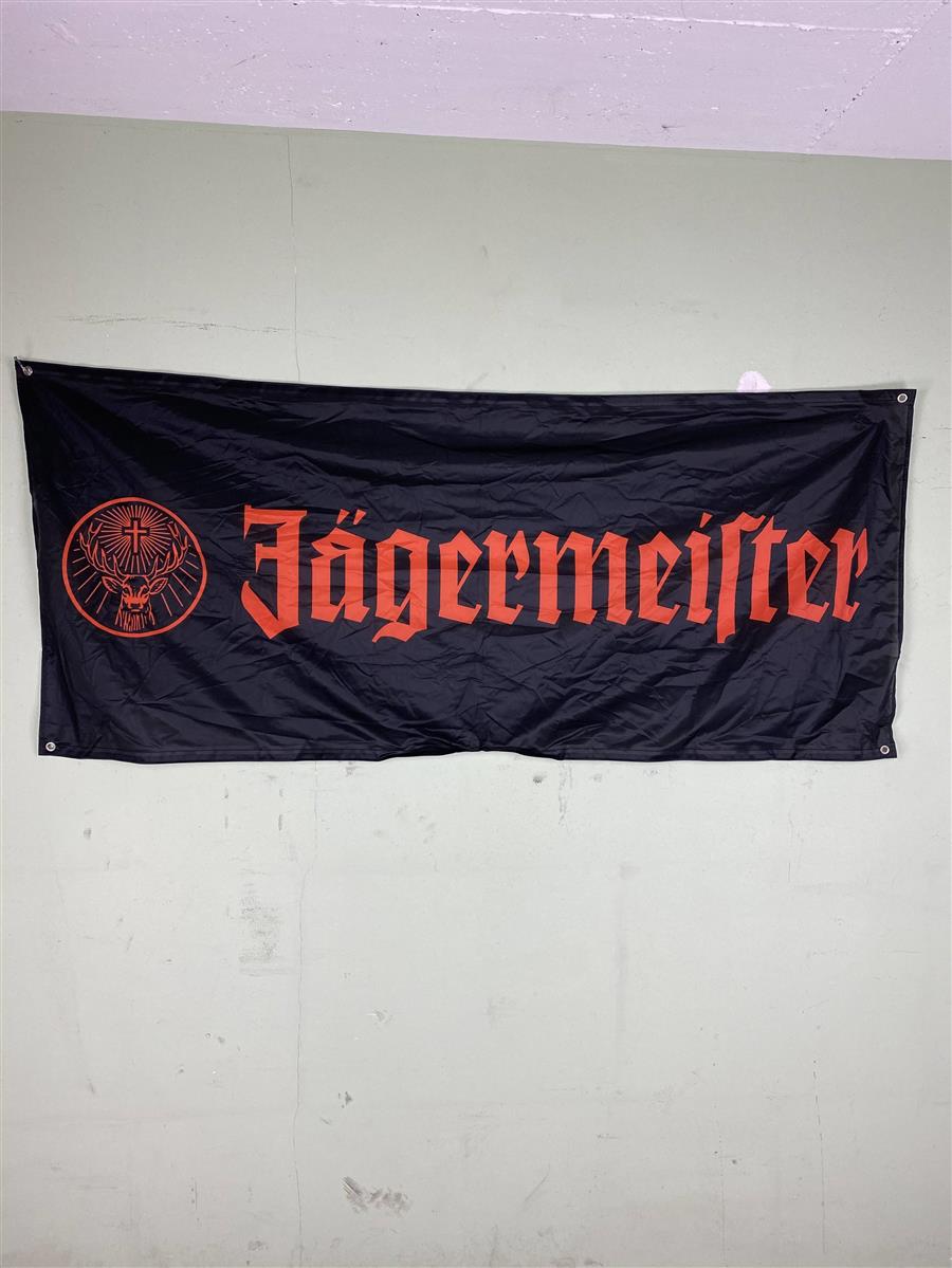 1x banderole Jägermeister Likör 180 x 80