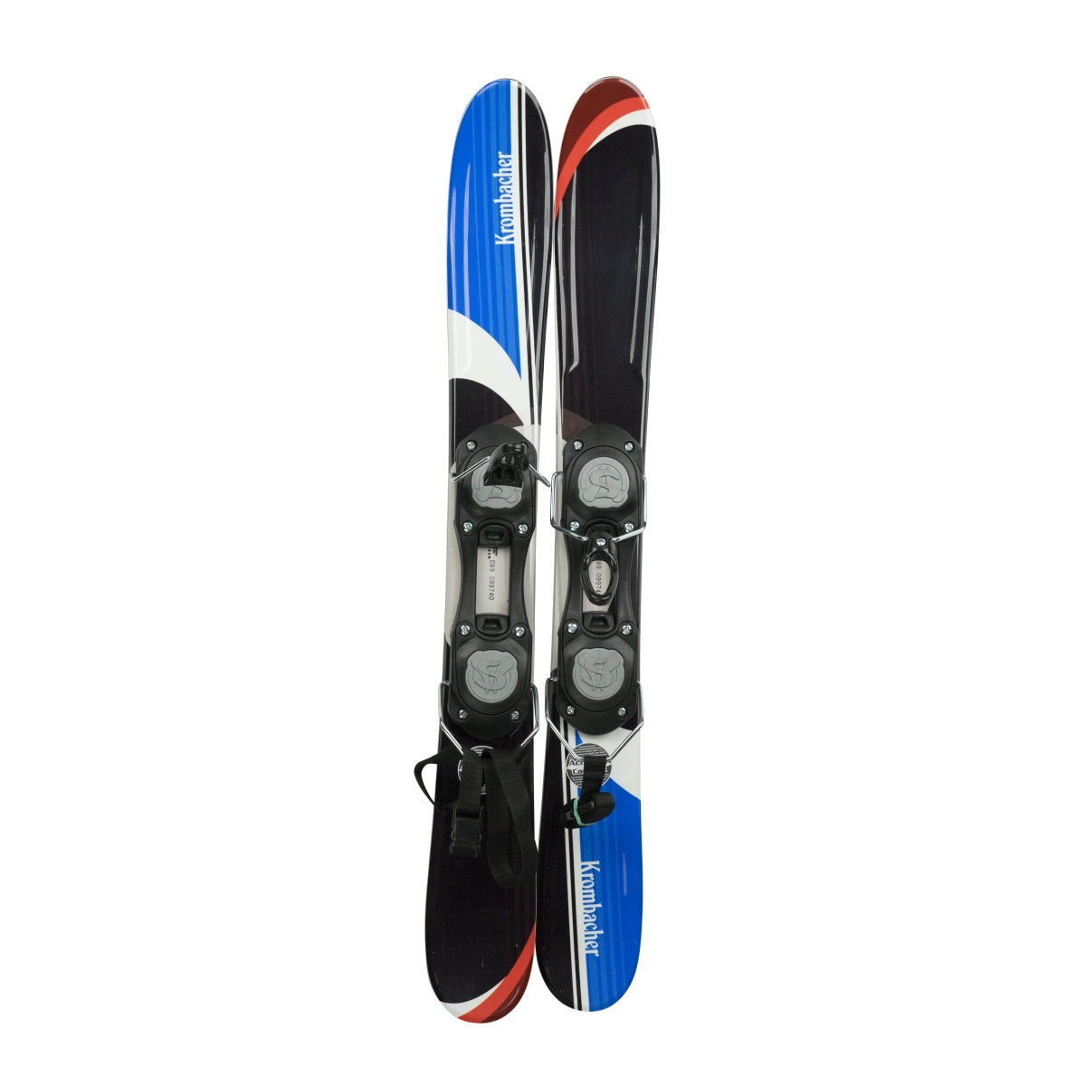 1x ski court Krombacher bleu, blanc et noir
